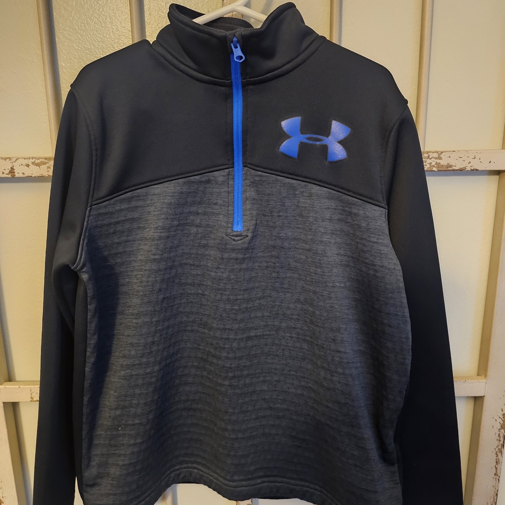 Under Armour Black and Gray Pullover